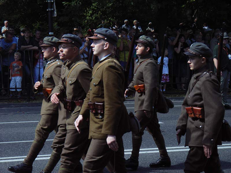 Legioniści w obronie Warszawy