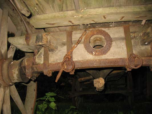 zagroda Guciów wóz drabiniasty